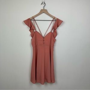 NEW Sage The Label Pink Lined Sundress, M
